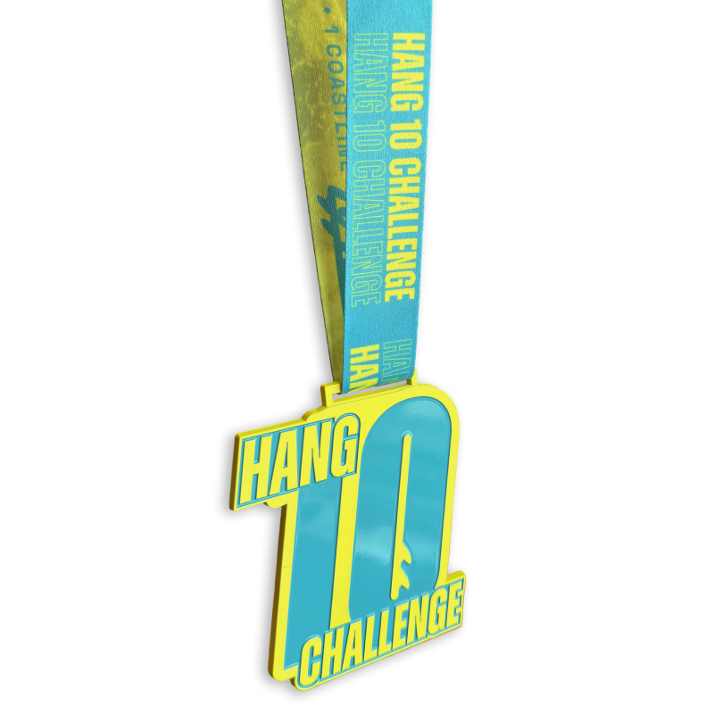 Hang 10 Challenge medal